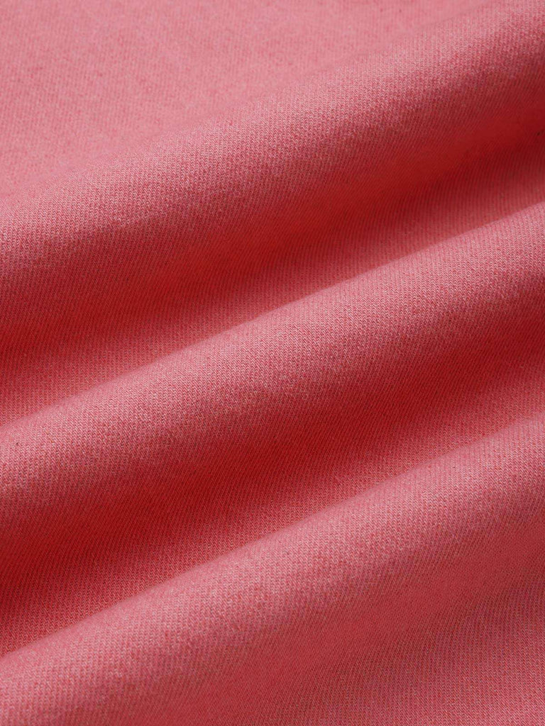 [Prévente] 2PCS chemisie tulipe rose et pantalon à boutons années 50