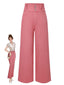 [Prévente] Pantalon rose coton en à boutons des années 1950