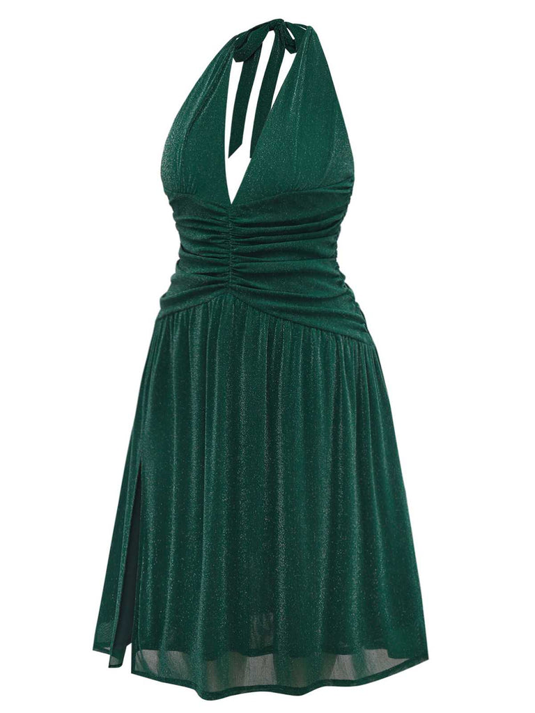 [Prévente] [Grande taille] Robe licou scintillante à col en V années 1930