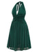 [Prévente] [Grande taille] Robe licou scintillante à col en V années 1930