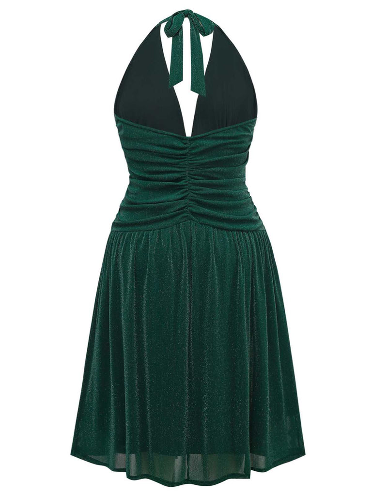 [Prévente] [Grande taille] Robe licou scintillante à col en V années 1930