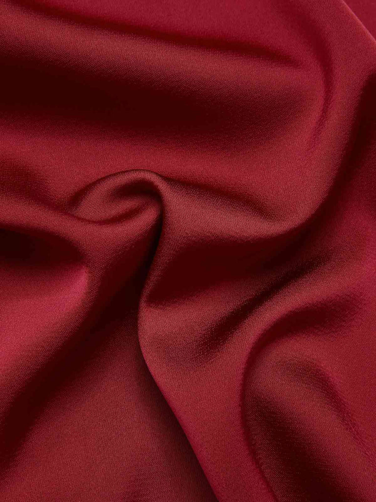[Prévente] 2PCS robe en velours rouge et tablier en dentelle florale des années 1950