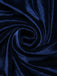 [Prévente] Robe en velours bleu col carré et tablier à carreaux années 50