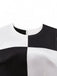 [Prévente] Robe color block noire et blanche années 1960