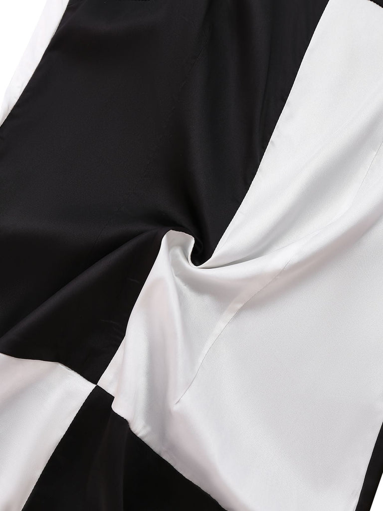 [Prévente] Robe color block noire et blanche années 1960