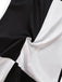 [Prévente] Robe color block noire et blanche années 1960