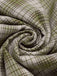 [Prévente] Robe à carreaux boutonnée à revers vert pois des années 1960