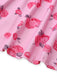 Robe queue de poisson à col bénitier rose années 1930