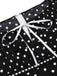 [Prévente] Robe à volants et col carré à pois noir années 1940