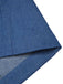 [Prévente] Gilet boutonné col en U en denim bleu uni des années 1970