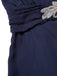 [Prévente] Robe bleue en dentelle patchwork et strass années 1920