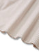 2PCS Robe beige à rayures verticales et tablier fleuri des années 1950