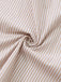 2PCS Robe beige à rayures verticales et tablier fleuri des années 1950