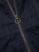 [Prévente] Combinaison bleue évasée en jean avec col années 1970