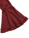 [Prévente] Robe rouge gothique à carreaux manches cloche à lacets des années 1960