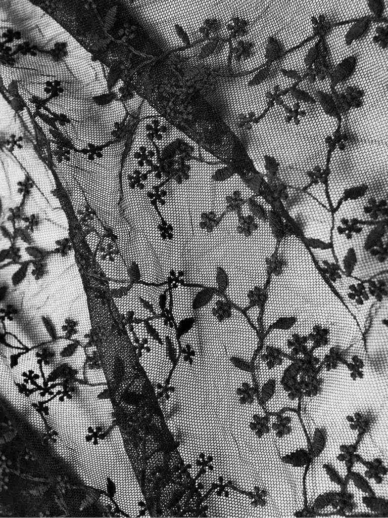 2PCS Robe et tablier ethniques à fleurs à lacets années 1950