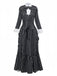 Costume rayé noire L'Étrange Noël de Monsieur Jack années 1940