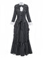 Costume rayé noire L'Étrange Noël de Monsieur Jack années 1940