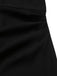 [Prévente] Robe cape froncée noire et blanche avec broche perlée des années 1940