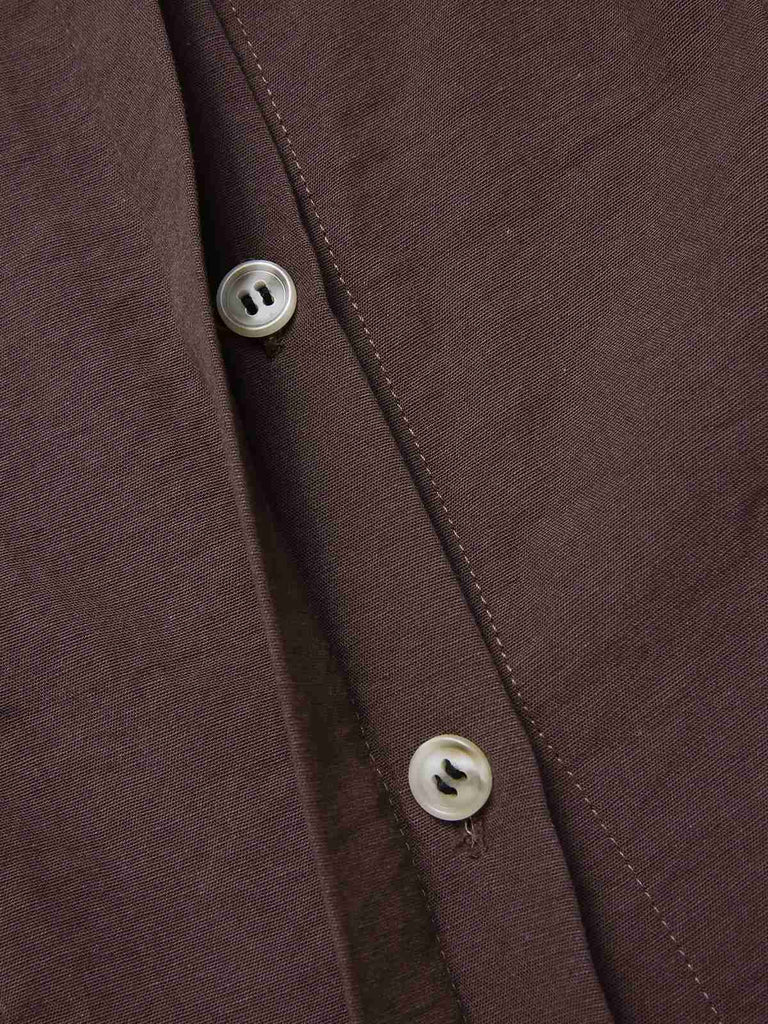 2PCS chemisier à manches lanternes et gilet à poches des années 1950