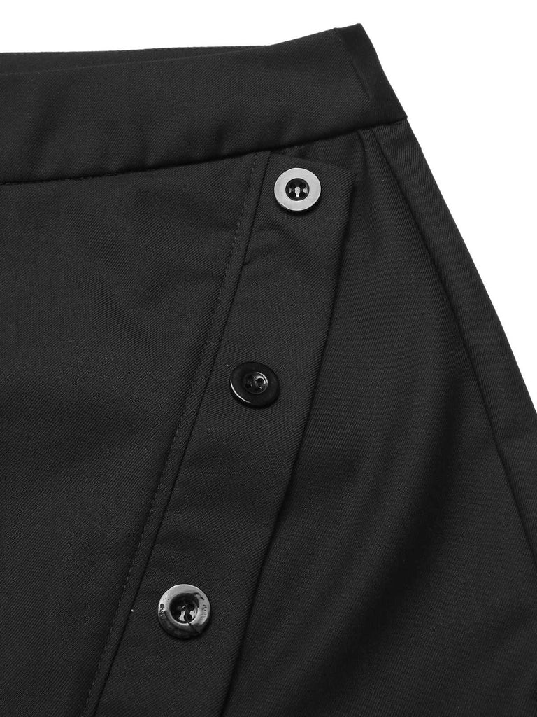 [Prévente] 2PCS chemise et jupe à ourlet en dentelle années 1960