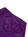 Combinaison asymétrique à paillettes violette des années 1970