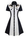 Robe brodée en coton inspirée du western avec étoiles années 1950