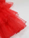 Ensemble robe rouge à pois pour Ghost Bride d'Halloween des années 1950