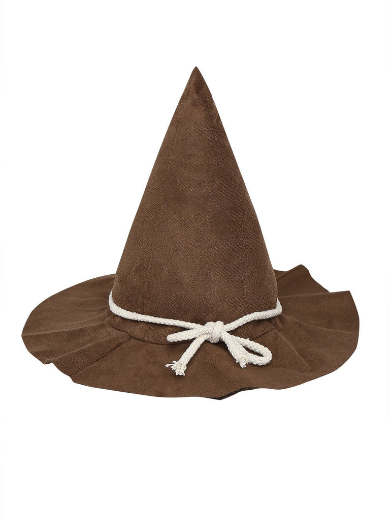 2PCS Ensemble d'épouvantails d'Halloween marron des années 1960