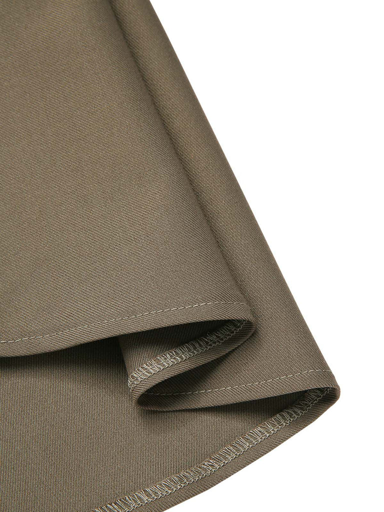 [Prévente] Robe sirène torsadée épaules dénudées noir avec ceinture des années 1930