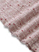 Robe rose chasuble courte en tweed à carreaux années 1960