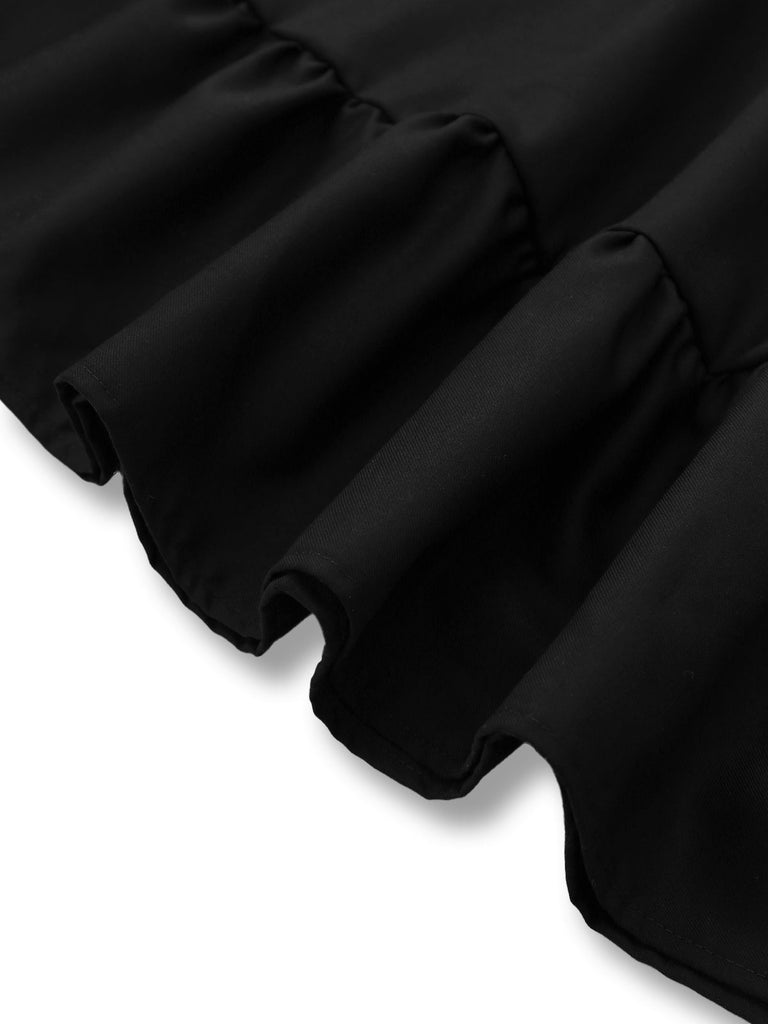 2PCS Pull en maille à épaules dénudées et jupe années 1950