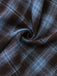 [Prévente] Robe à carreaux bleu-gris col cœur manches lanterne des années 40