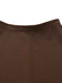 [Prévente] 2PCS veste marron à double col en fausse fourrure et jupe trapèze années 40