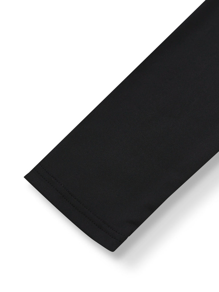 2PCS Haut tricoté noir col montant et pantalon à jambes larges des années 1930