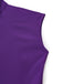 Combinaison violette col montant manches asymétriques des années 80