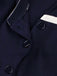 Robe bleu marine style nautique col carré avec ceinture des années 1950