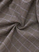 Robe plissée marron nœud et motif pied-de-poule années 1950