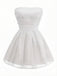 Robe bustier en tulle à paillettes et dos noué années 1960