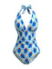 Plissé Tummy Control Fraise Maillot de Bain Une Pièce Années 1950 7