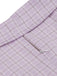 Robe Évasée Boutonnée Col Carré À Carreaux Violette Année 1950