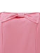 Rose Bustier Nœud Robe Midi Années 1940 4