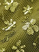 Chartreuse à Paillettes Evening Party Mini Robe Années 1960 5