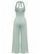 Combinaison Halter Dos Nu Sans Manches Minimaliste Années 1950 5