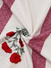 Robe Évasée Rose Bretelles Fines Beige Années 1950 6