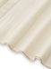 Robe Florale Manches Courtes Brodée Beige Années 1940 7