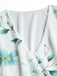 [Grande Taille] Robe Floral Col V Mousseline Années 1950