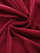 [Prévente] Robe rouge en velours à volants et manches transparentes à pois Années 1950 - 7