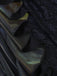 Jupe sirène gothique noire en dentelle métallisée Années 1930 - 6