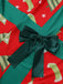 Combinaison de Noël à manches longues et imprimé cheminée Années 1950 - 4